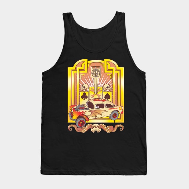 55 GASSER HEARSE Tank Top by bayooart